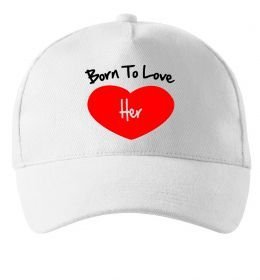 Кепка Born to love her with heart Кепка Born to love her with heart