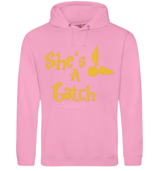 Женская толстовка (худи) Catch Розовый фото