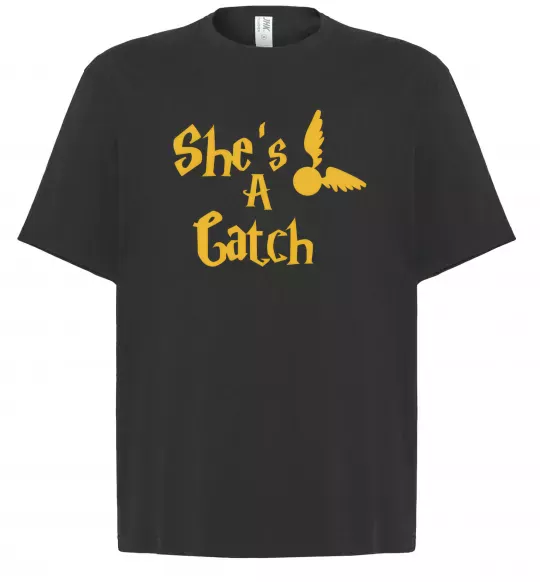 Футболка Оверсайз Catch Чорний фото