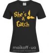 Женская футболка Catch Черный фото