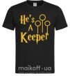 Чоловіча футболка Keeper Чорний фото