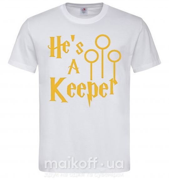 Чоловіча футболка Keeper Білий фото
