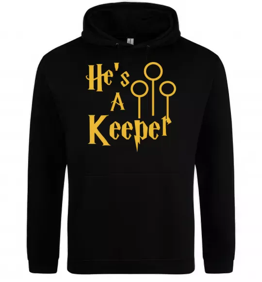 Мужская толстовка (худи) Keeper Черный фото