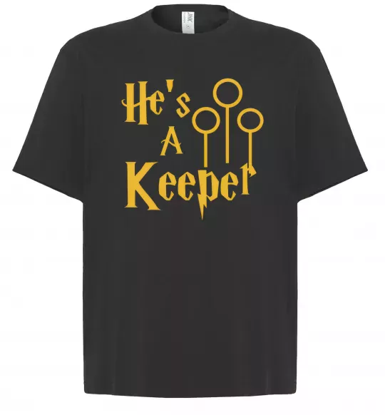 Футболка Оверсайз Keeper Черный фото