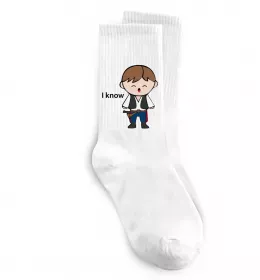 Носки I know Белый фото