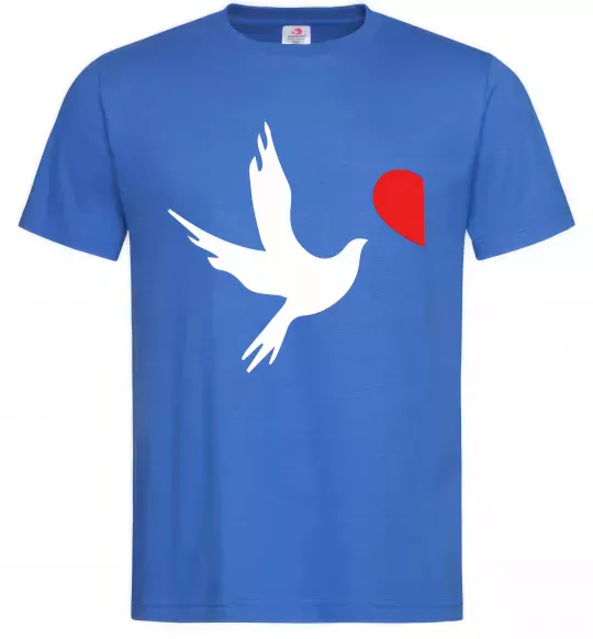 Мужская футболка AMORE Ярко-синий фото