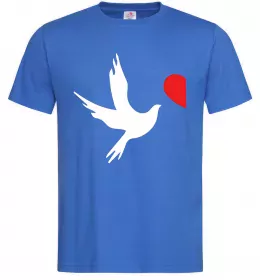 Мужская футболка AMORE Ярко-синий фото