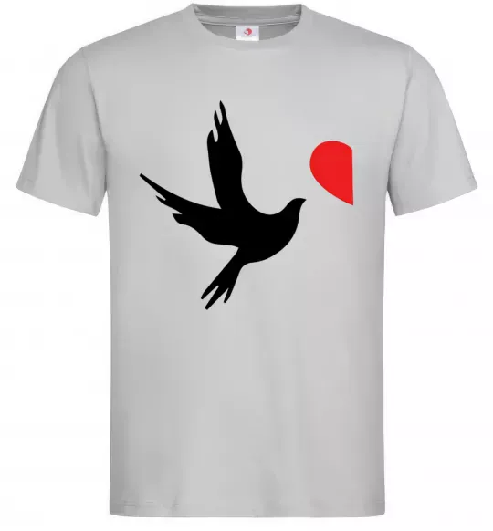 Мужская футболка AMORE Серый фото