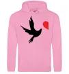 Мужская толстовка (худи) AMORE Розовый фото