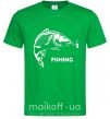 Мужская футболка FISHING Зеленый фото