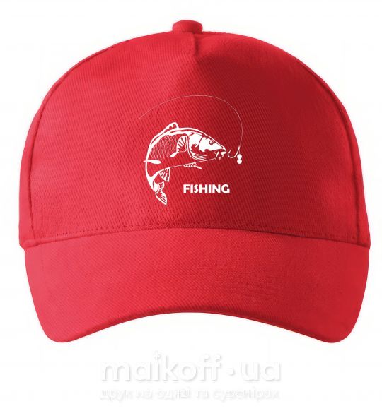 Кепка FISHING Красный фото