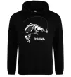 Чоловіча толстовка (худі) FISHING Чорний Чоловіча толстовка (худі) FISHING Чорний фото