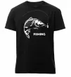 Чоловіча преміум футболка FISHING Чорний фото