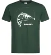 Чоловіча футболка FISHING Темно-зелений фото