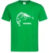 Чоловіча футболка FISHING Зелений фото