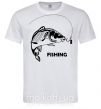 Мужская футболка FISHING Белый фото