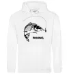 Чоловіча толстовка (худі) FISHING Білий Чоловіча толстовка (худі) FISHING Білий фото