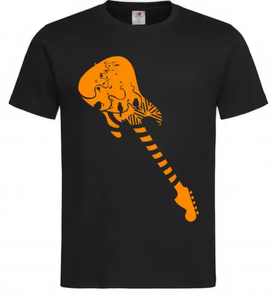 Чоловіча футболка Гітара Чорний фото