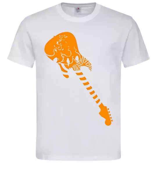 Чоловіча футболка Гітара Білий фото