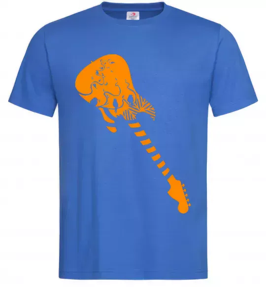 Чоловіча футболка Гітара Яскраво-синій фото