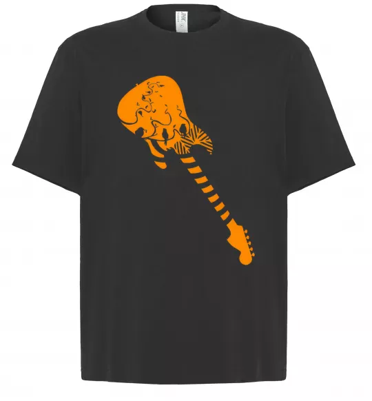 Футболка Оверсайз Гітара Черный фото