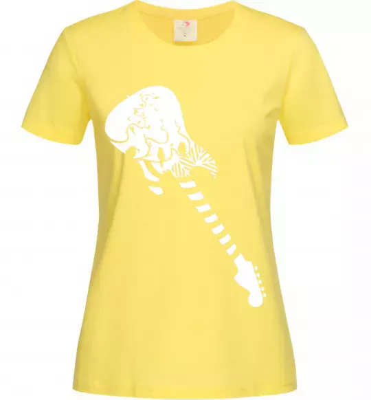 Жіноча футболка Гітара Лимонний фото