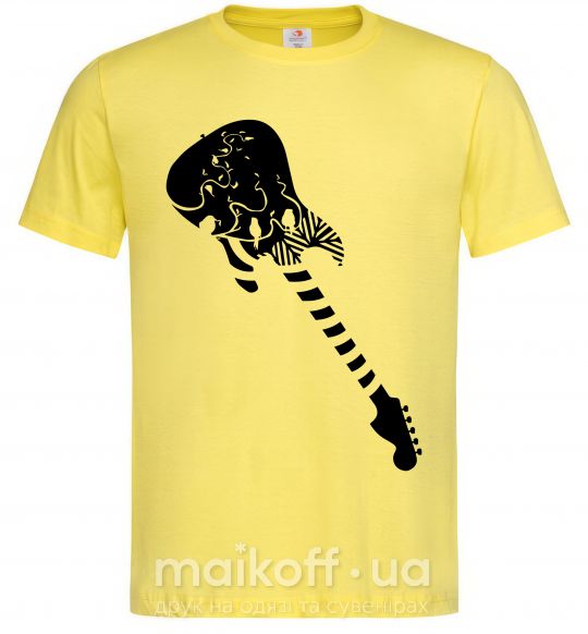 Чоловіча футболка Гитара Лимонний фото