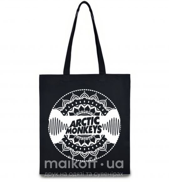 Еко-сумка Arctic monkeys Logo Чорний фото