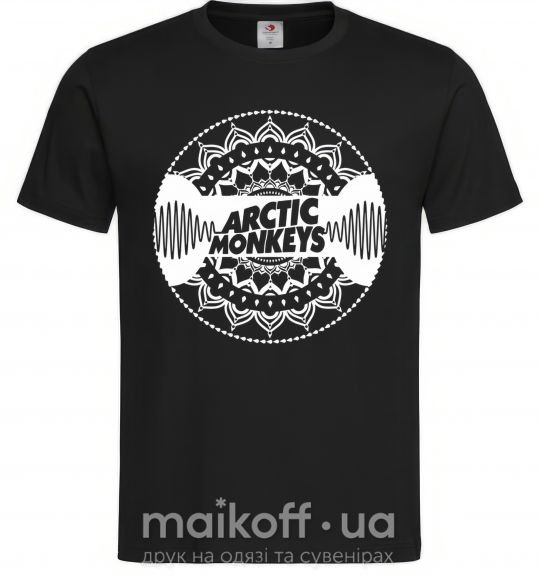 Мужская футболка Arctic monkeys Logo Черный фото