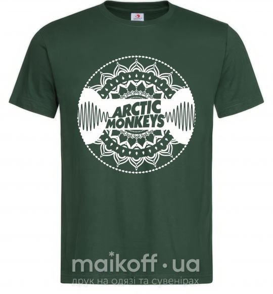 Мужская футболка Arctic monkeys Logo Темно-зеленый фото