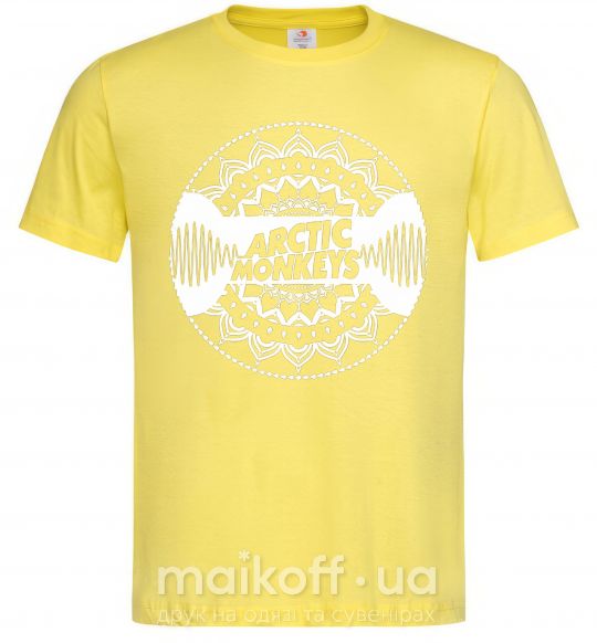 Мужская футболка Arctic monkeys Logo Лимонный фото