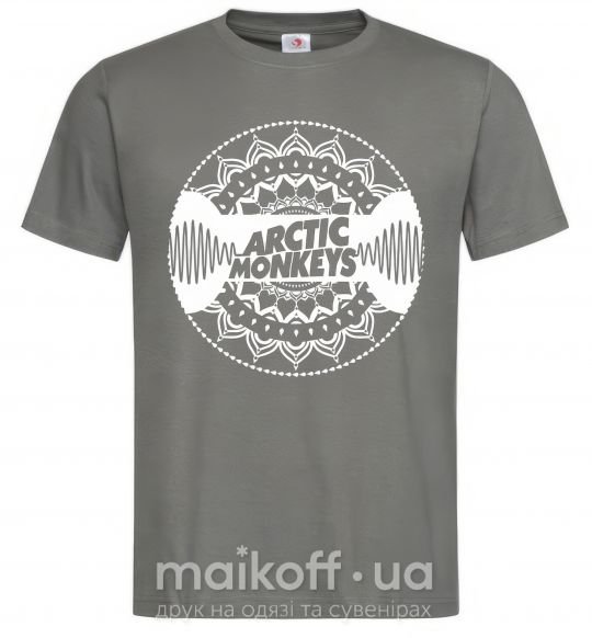 Мужская футболка Arctic monkeys Logo Графит фото