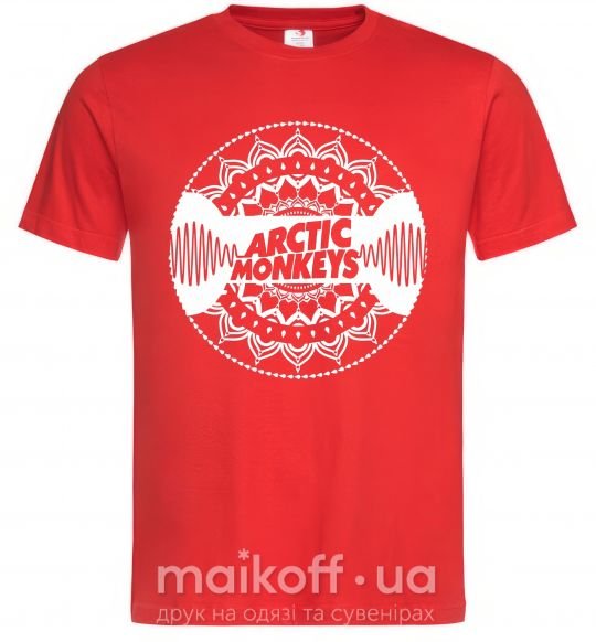 Мужская футболка Arctic monkeys Logo Красный фото