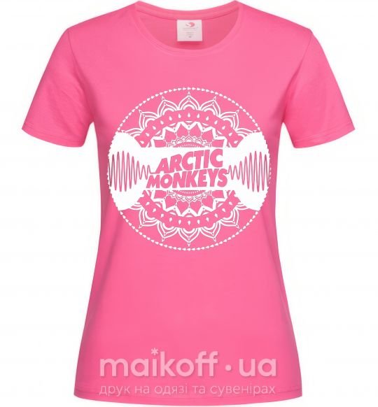 Жіноча футболка Arctic monkeys Logo Яскраво-рожевий фото