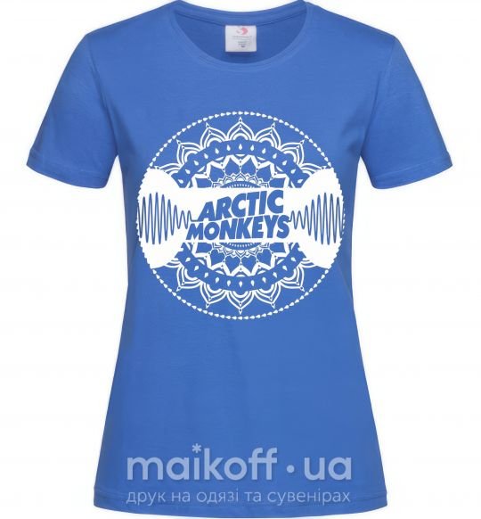 Женская футболка Arctic monkeys Logo Ярко-синий фото
