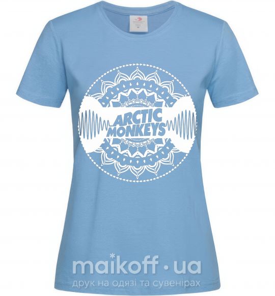 Жіноча футболка Arctic monkeys Logo Блакитний фото