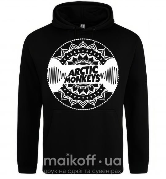 Чоловіча толстовка (худі) Arctic monkeys Logo Чорний фото