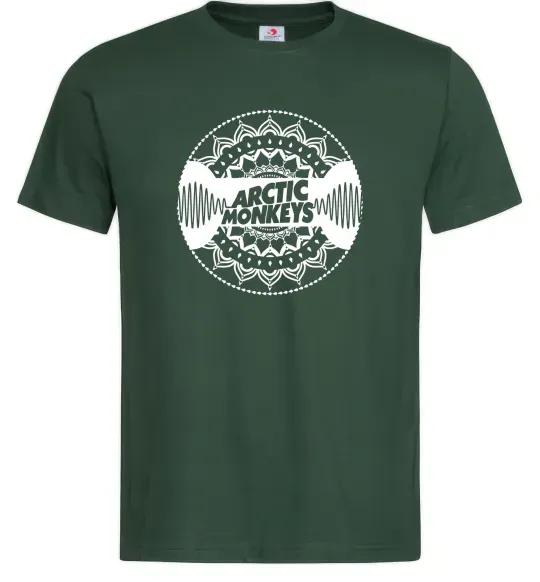 Чоловіча футболка Arctic monkeys Logo Темно-зелений фото
