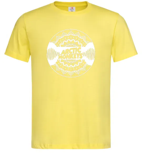 Чоловіча футболка Arctic monkeys Logo Лимонний фото