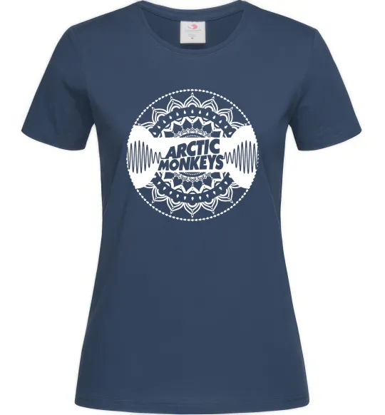 Женская футболка Arctic monkeys Logo Темно-синий фото