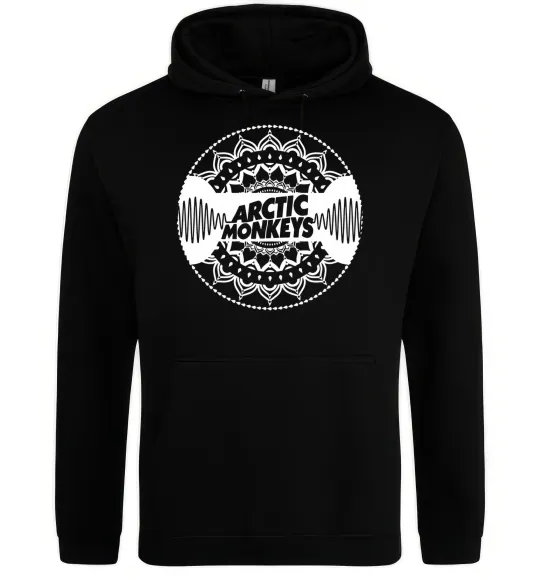 Чоловіча толстовка (худі) Arctic monkeys Logo Чорний фото