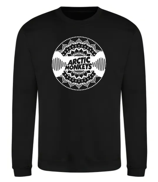 Світшот Arctic monkeys Logo Чорний фото