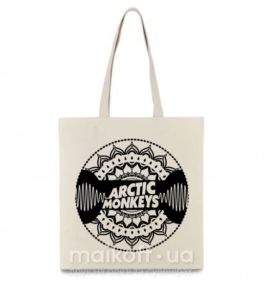 Эко-сумка Arctic monkeys Logo Бежевый фото