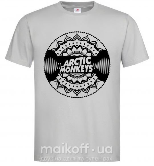 Мужская футболка Arctic monkeys Logo Серый фото