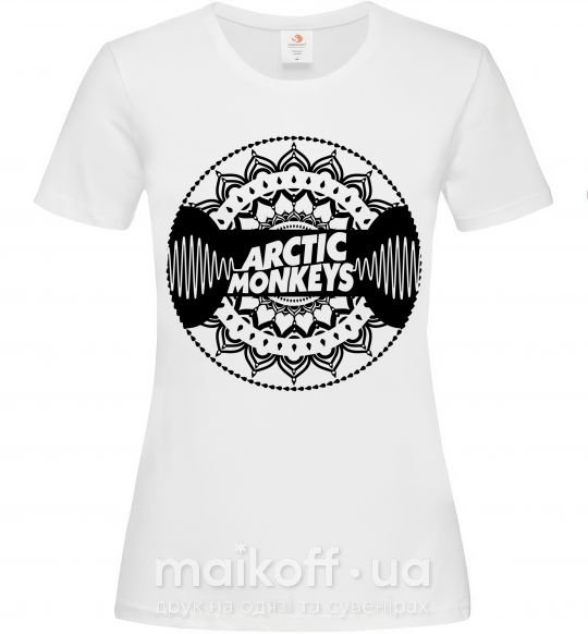 Женская футболка Arctic monkeys Logo Белый фото