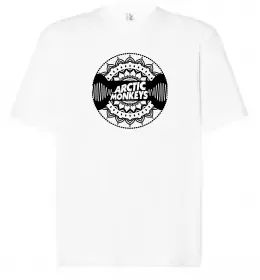 Футболка Оверсайз ARCTIC MONKEYS ROUND Белый фото