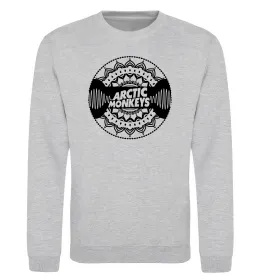 Свитшот Arctic monkeys Logo Серый меланж фото