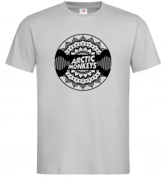 Чоловіча футболка Arctic monkeys Logo Сірий фото