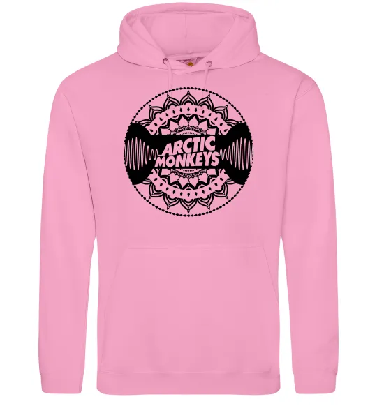 Женская толстовка (худи) Arctic monkeys Logo Розовый фото