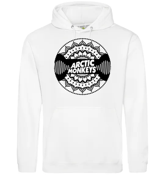 Женская толстовка (худи) Arctic monkeys Logo Белый фото